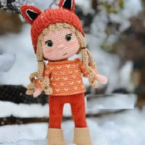 Receita Boneca Raposa Amigurumi