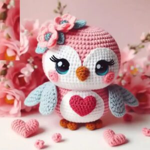 Receita Coruja Amigurumi