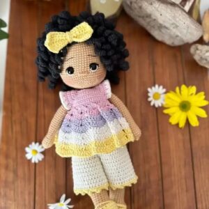 Receita Boneca Amigurumi