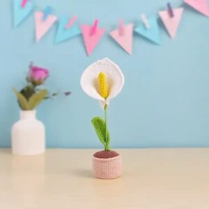 Receita Flor Copo de Leite Amigurumi