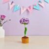Receita Flor Roxa Amigurumi