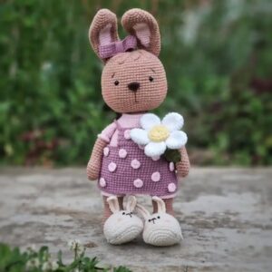 Receita Coelhinha Amigurumi