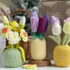 Receita Flores Amigurumi