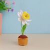 Receita Flor Branca Amigurumi