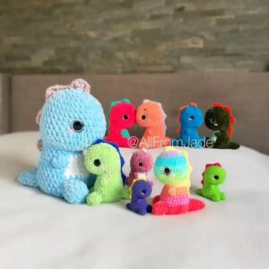 Receita Dinossauro Amigurumi