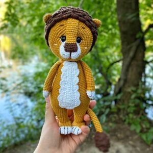 Receita Leão Amigurumi