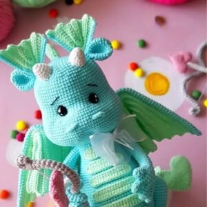 Receita Dragao Amigurumi
