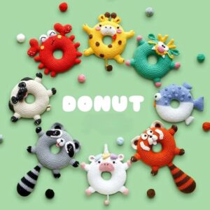 Receita Donut Amigurumi