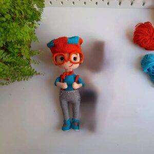 Receita Blippi Amigurumi