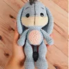 Receita Bisonho Burrinho Amigurumi