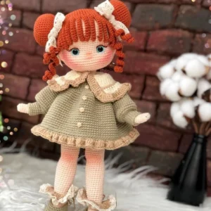 Receita Boneca Ruiva Amigurumi
