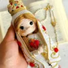 Receita Santinha Amigurumi