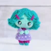 Receita Inveja Chaveiro Divertidamente Amigurumi
