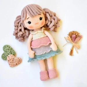 Receita Boneca Amigurumi