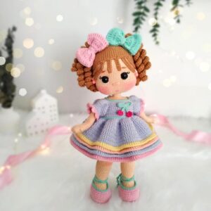 Receita Boneca Amigurumi