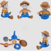 Receita Brinquedo Sensorial Encaixe Woody Amigurumi