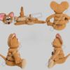 Receita Brinquedo Sensorial Encaixe Jerry Amigurumi