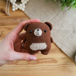 Receita Chaveiro Urso Amigurumi