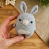 Receita Chaveiro Coelho Amigurumi