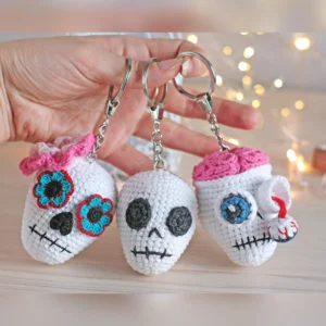 Receita Chaveiro Cabeça Halloween Amigurumi