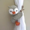 Receita Abraça cortina Coruja Amigurumi