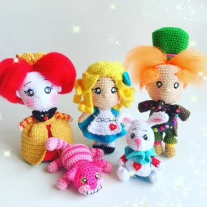 Receita Alice no Pais das Maravilhas Amigurumi
