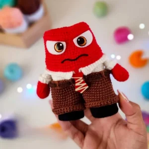 Receita Raiva Divertidamente Amigurumi