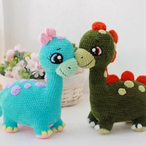Receita Dinossauro Amigurumi
