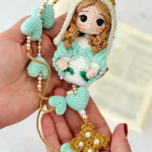 Receita Terço Nossa Senhora dos Milagres Amigurumi
