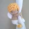 Receita Anjo Segura Cortina Amigurumi