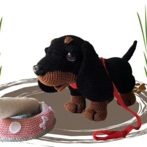 Receita Basset Amigurumi