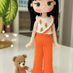 Receita Boneca Amigurumi