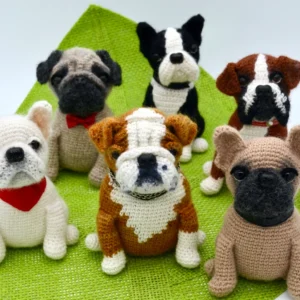 Receita Bulldog Amigurumi
