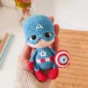 Receita Capitao America Amigurumi