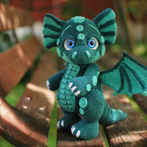 Receita Dragão Amigurumi