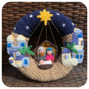 Receita Guirlanda Presepio Amigurumi