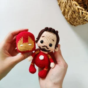 Receita Homem de Ferro Amigurumi