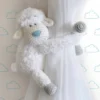 Receita Ovelha Segura Cortina Amigurumi