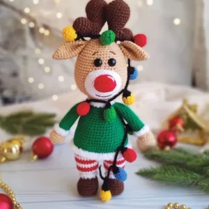Receita Rena Amigurumi