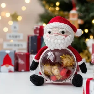 Receita Papai Noel Porta Presente Amigurumi