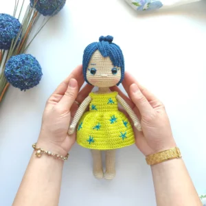 Receita Boneca Alegria Divertidamente Amigurumi