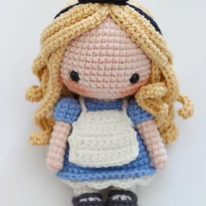 Receita mini Princesa Alice Amigurumi
