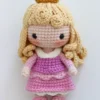 Receita Mini Princesa Aurora Amigurumi