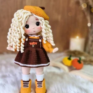 Receita Boneca Abobora Amigurumi