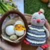 Receita Galinha Amigurumi