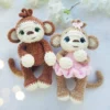 Receita Macacos Amigurumi