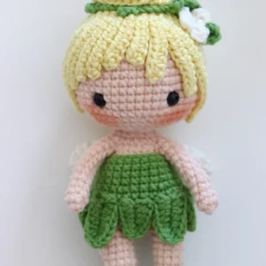 Receita Mini Princesa Sininho Amigurumi