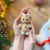Receita Mini Boneco Gengibre Natalino Amigurumi