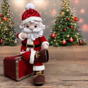 Receita Papai Noel Amigurumi