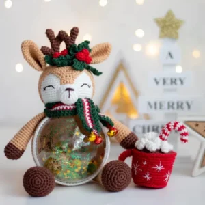 Receita Rena Natalina Amigurumi